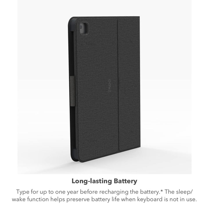 ZAGG Messenger Folio 2 Tablet Keyboard & Case, Laptop-Style Keys, Built-in Stand for iPad 11" (A16) & 10.9-inch 10th GEN iPad