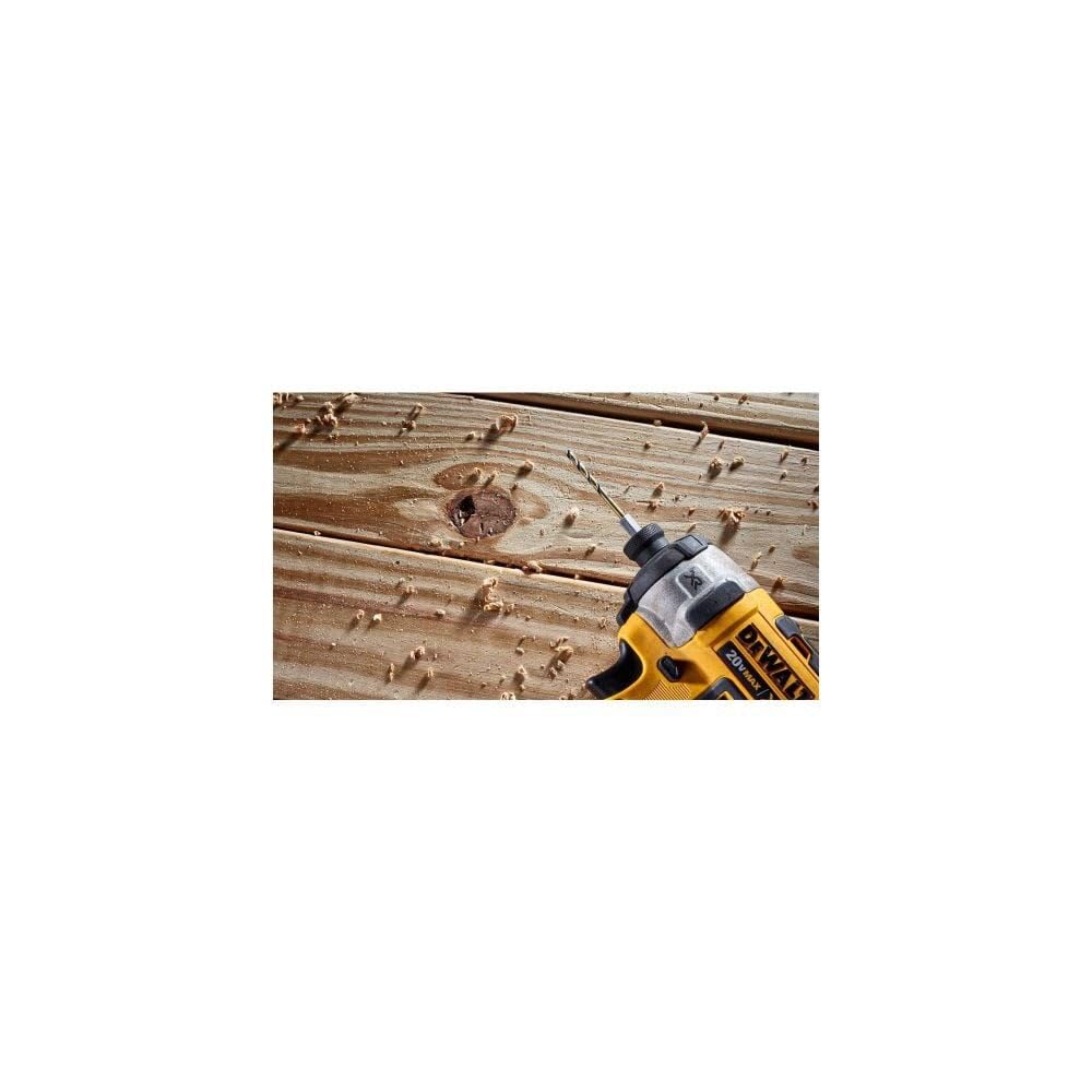 Dewalt Black & Gold Impact Ready Metal Drill Bit 12Pc Set