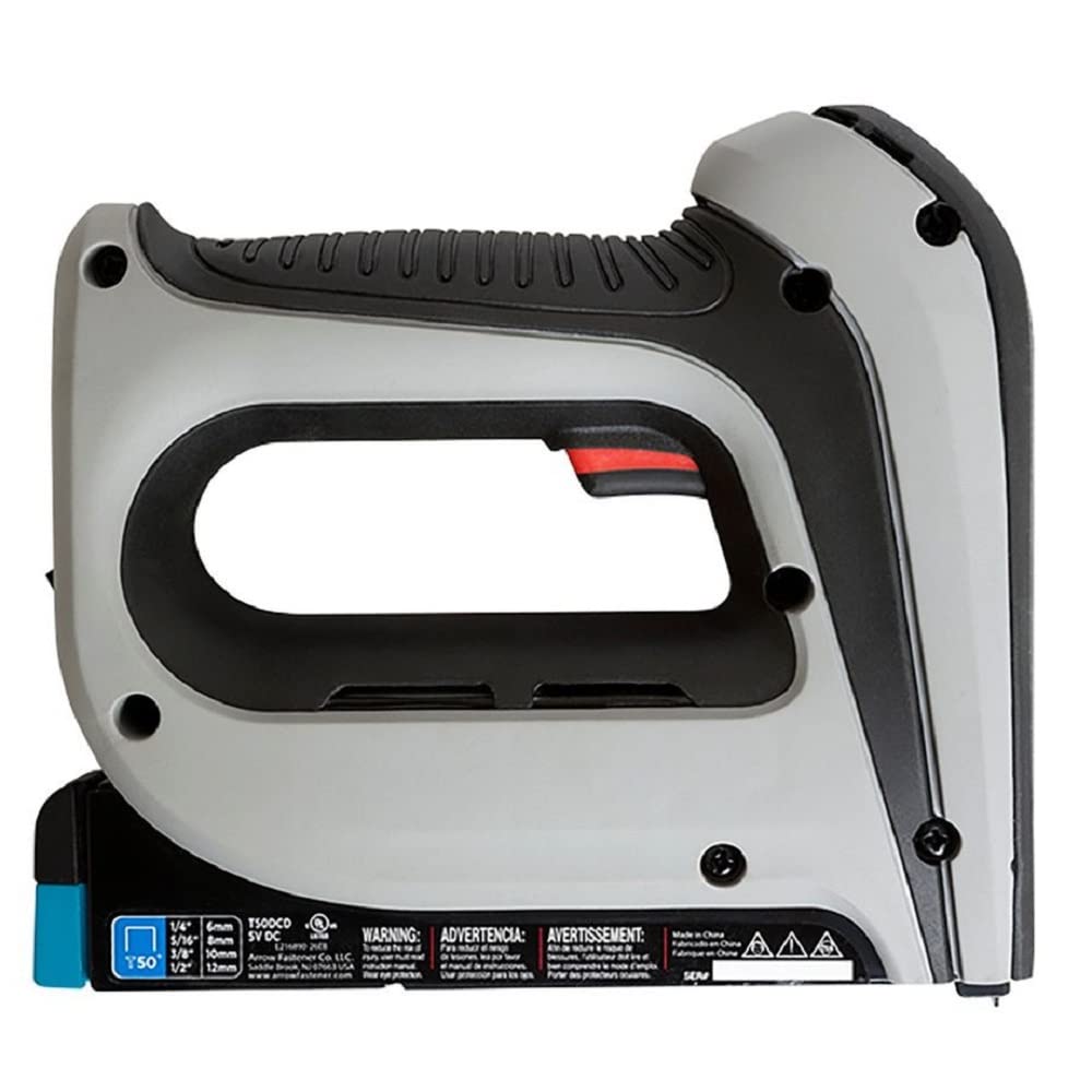 Arrow T50DCD Heavy Duty Cordless Electric Staple Gun, Battery Powered Stapler for Upholstery, Furniture, Office, Decorating, Fits 1/4", 5/16Ã¢â‚¬Â, 3/8", or 1/2" Staples