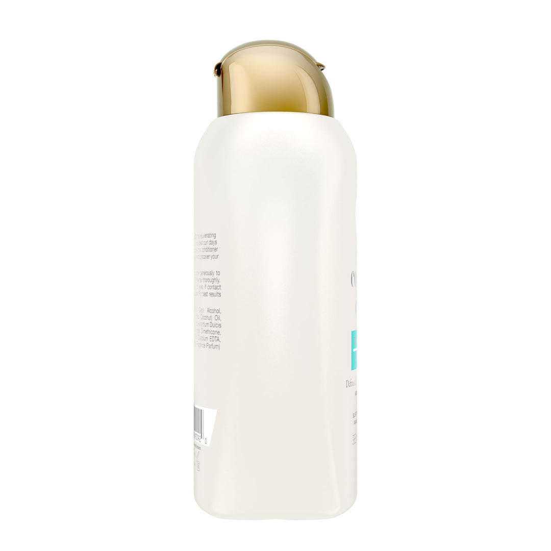 OGX Quenching + Coconut Curls Curl-Defining Conditioner, Nourishing Curly Hair Conditioner with Coconut /Citrus Oil & Honey, Paraben-Free with Sulfate-Free Surfactants, 13oz