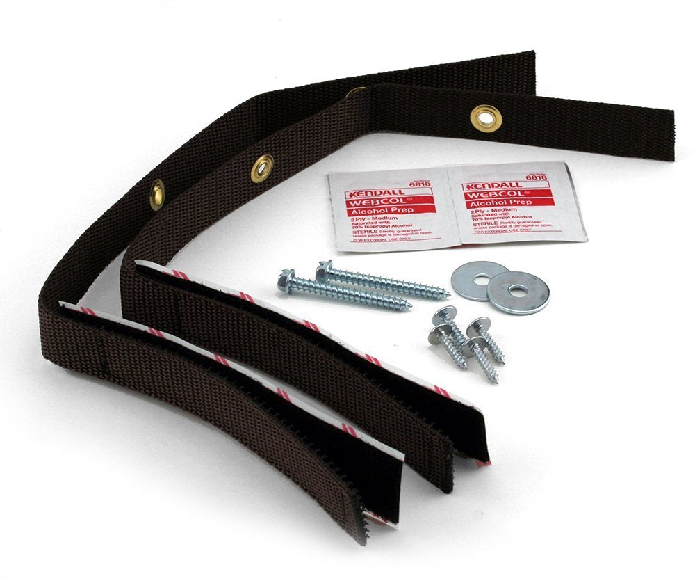 Quakehold! Furniture Strap Kit, Antique Brown