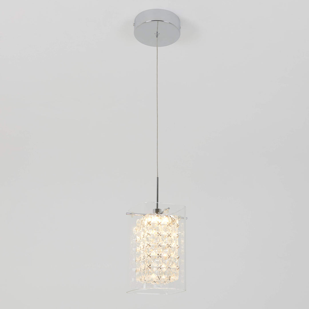 Artika Bubble Cube Pendant Light, 4, Chrome