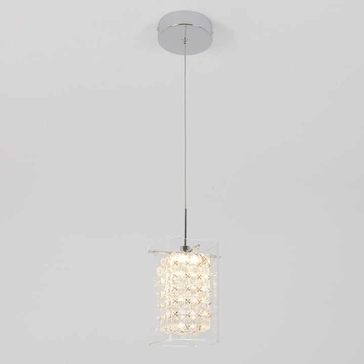 Artika Bubble Cube Pendant Light, 4, Chrome