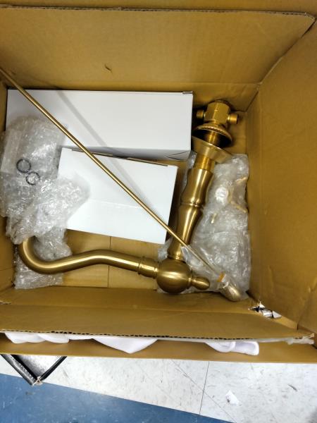 Kingston Kitchen & Bath Faucet, Gold Finish Retail $150.00