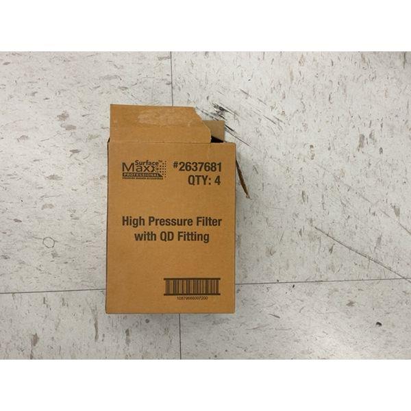 Surface Maxx Professional #2637681 - High Pressure Filter with QD Fitting, QTY: 4 Retail $30.00