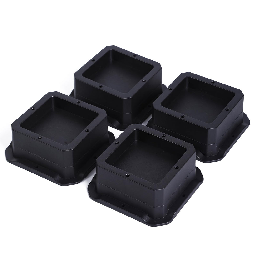 LUCKYQTQH Bed Risers Adjustable Furniture Risers Heavy Duty, Furniture Risers 1 Inch Heavy Duty, Set of 4 Furniture Lifts, Bed Raiser with Non-Slip,Table Riser, Sofa Riser, Support up to 5000 Lbs