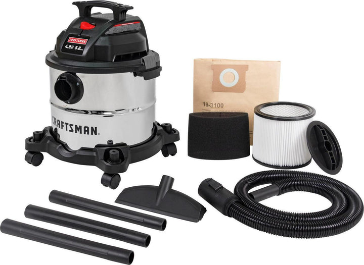CRAFTSMAN 5-Gallon Corded Portable Wet/Dry Shop Vacuum (Corded)