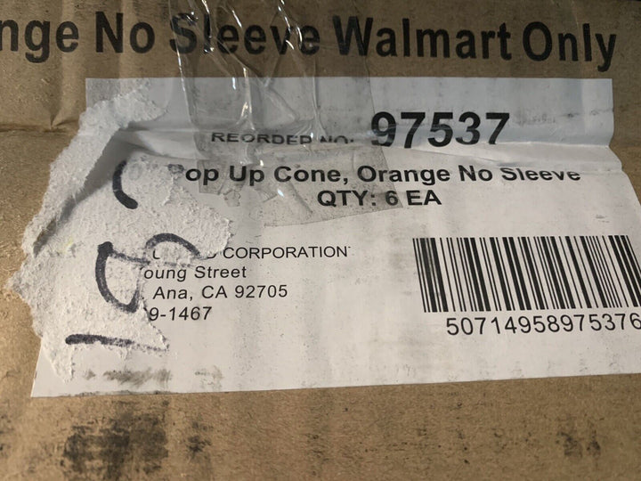 Lot of (5) New Orange Is Spill Magic Pop up Safety Cone 20"