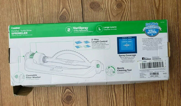 Large Yard Lawn Sprinkler - Melnor Duratek 4000-sq Ft Oscillating Sled