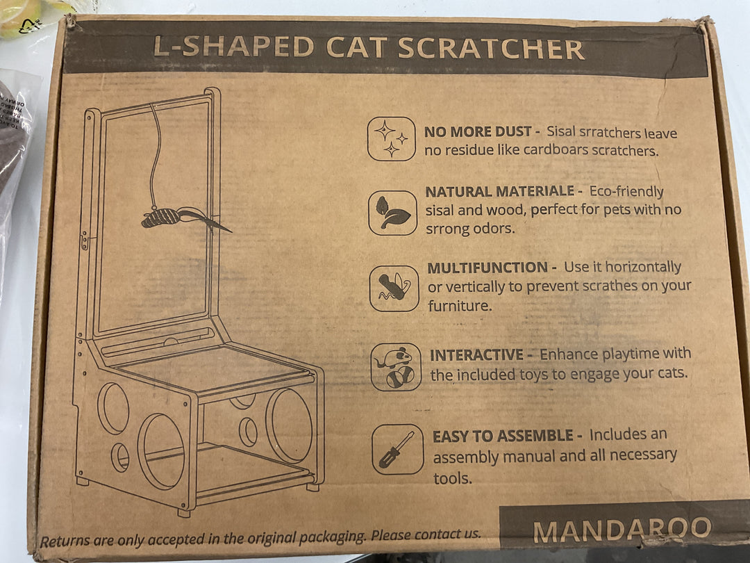 L-Shaped Cat Scratching Post