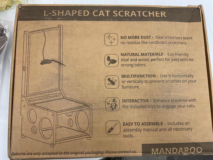 L-Shaped Cat Scratching Post