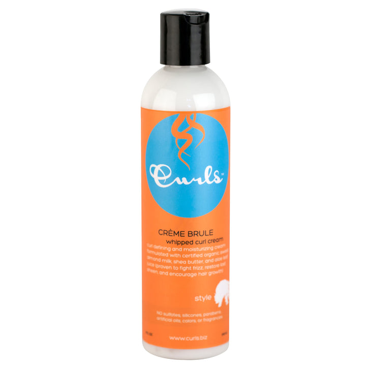 Curls CrÃƒÂ¨me Brule Whipped Sculpting Cream - Dry, Wavy, Curly, and Textured Hair - Fights Frizz and Defines Refresh and Rehydrate, 8oz