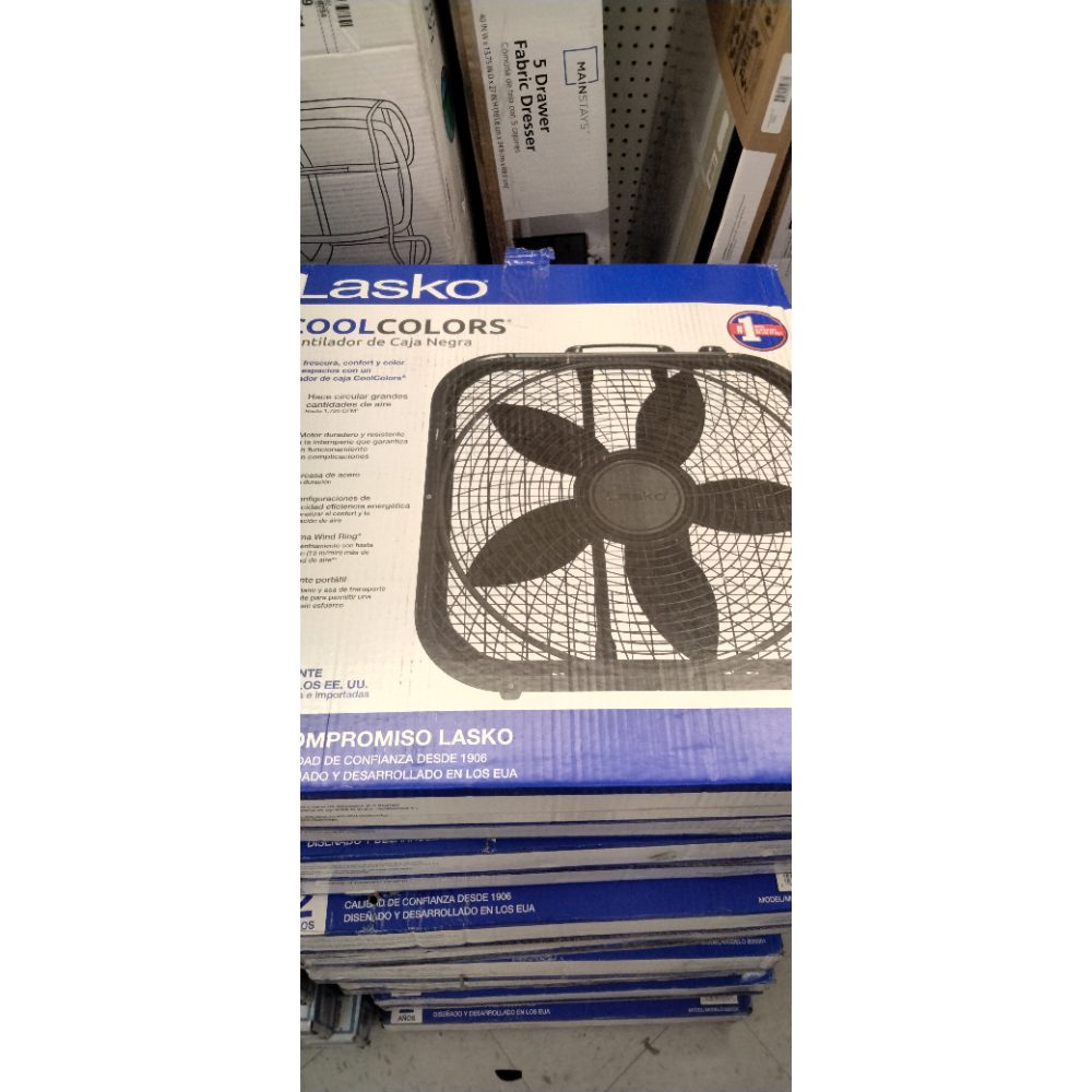 Lasko Cool Colors 20" Box Fan