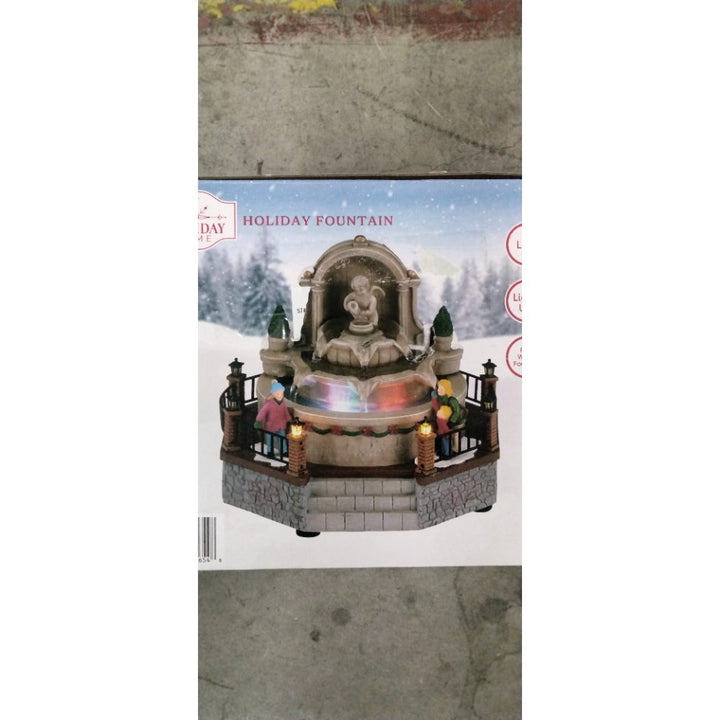 Holiday Time Holiday Fountain - Real Water Fountain, Color Changing LED Lights Retail $30.00