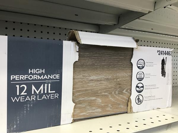 Smartcore Lanier Hickory Waterproof Flooring - 100% Waterproof, Easy Click Install Retail $45.00