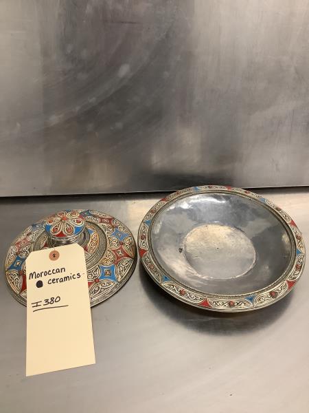 Moroccan Ceramics Decorative Box Retail $124.99