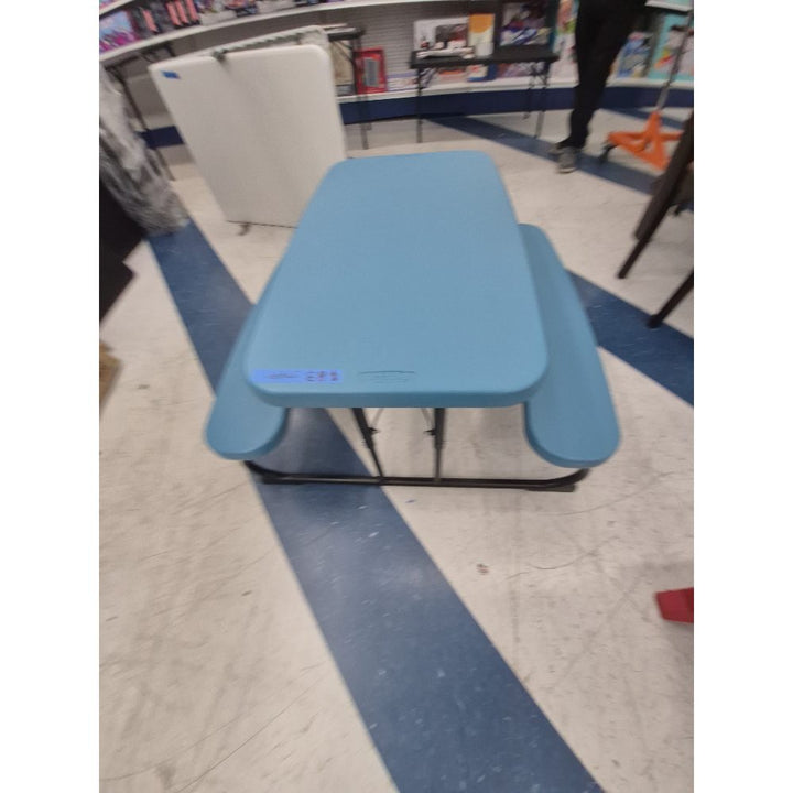 Generic Picnic Table, Kid's Size, Blue