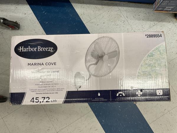 Harbor Breeze Marina Cove portable wall fan 18 inch Retail $179.98