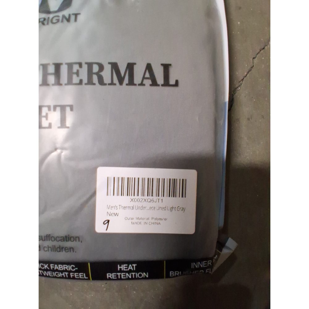 Mrignt Men's Thermal Set, Ultra Soft Microfiber - Size X-Small Retail $30.00