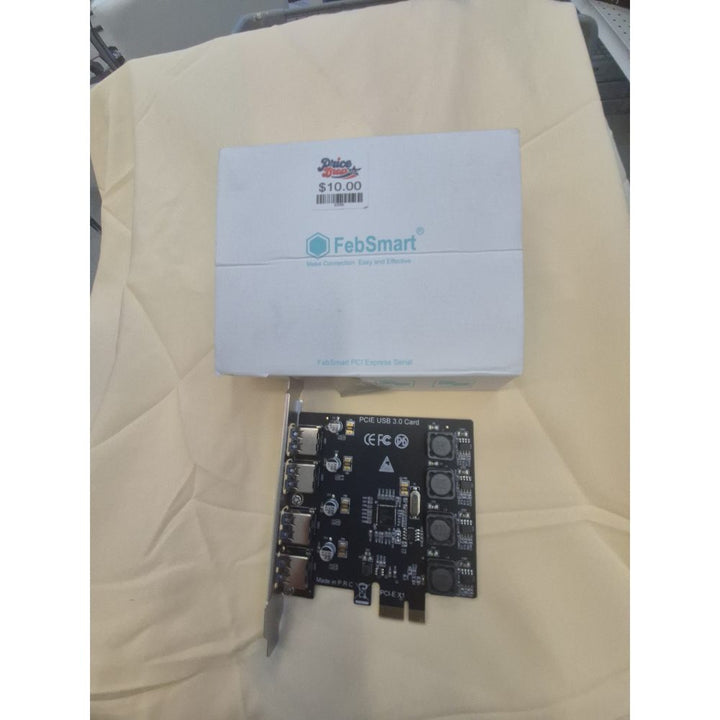 FebSmart USB 3.0 Card - PCIe, Easy Installation