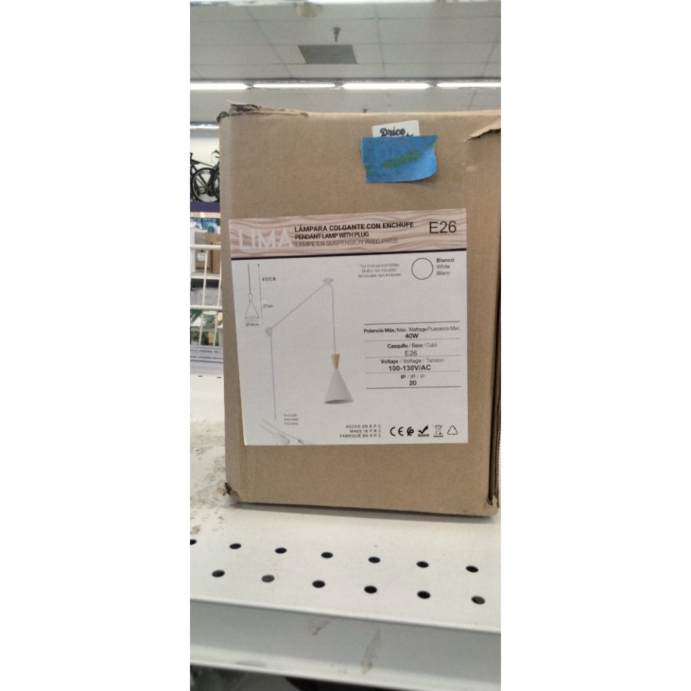 Modern plug in Pendant Light Kitchen, Adjustable chandelier hanging lamps that plug into wall outlet for Dining Room, Bedroom, Living room, ontemporary wall DÃ©cor white (No bulb)