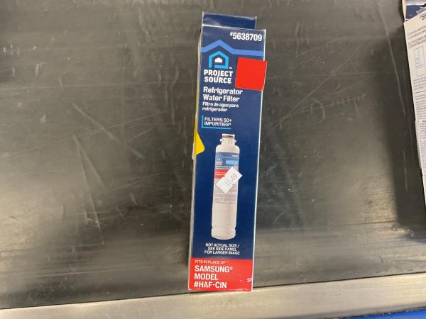 Project Source Refrigerator Water Filter - Filters 50+ Impurities, Fits Samsung #HAF-CIN Model