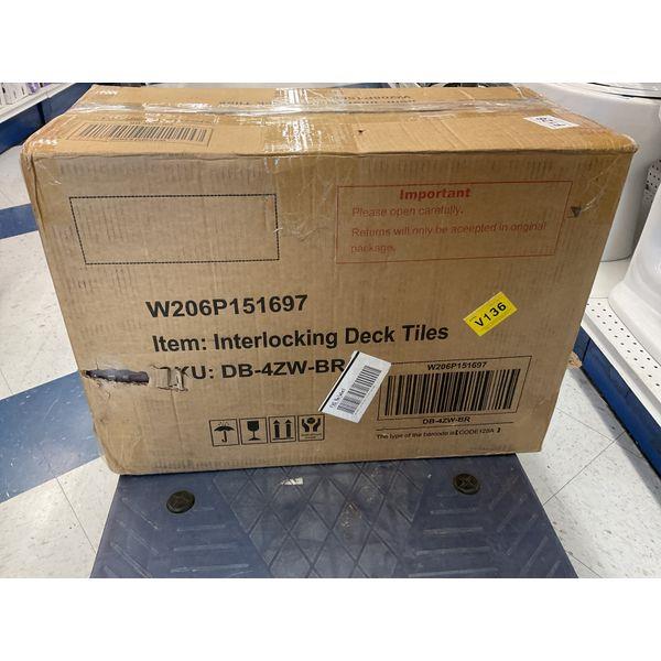 Interlocking Deck Tiles - DB-4ZW-BR