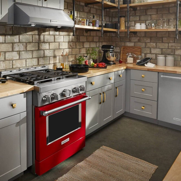 Yanxia Brushed Brass Cabinet Handles, Modern Drawer Pulls for Kitchen, Cabinet Hardware for Bedroom, 7-9/16 Inches Center to Center, 6 Pack (Model 8257)