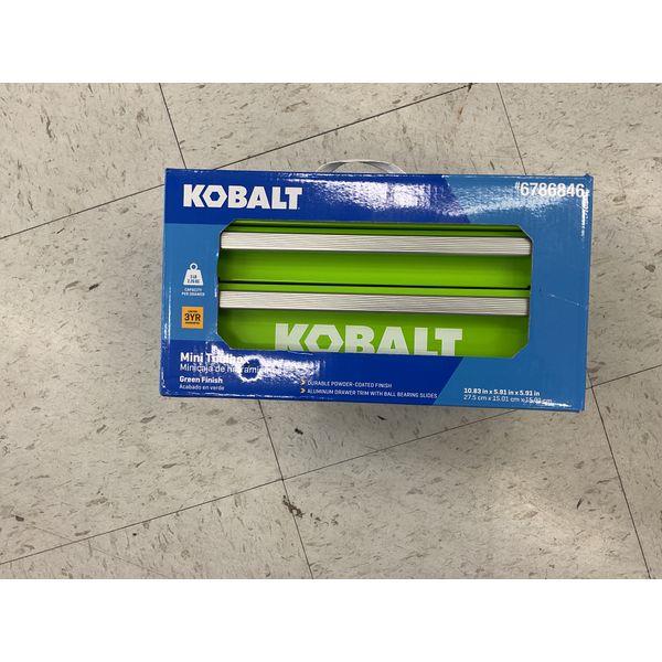 KOBALT Mini Tool Box - Green Finish, Durable, Aluminum Trim Retail $40.00