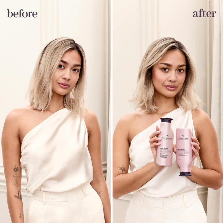 Pureology Pure Volume Conditioner - Enhances Volume and Movement, Lightweight Shampoo for Fine, Flat, Color Treated Hair, 9 Fl Oz $29.87