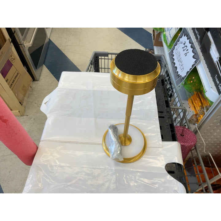 Generic Stand - Gold Finish, Black Top, Modern Design