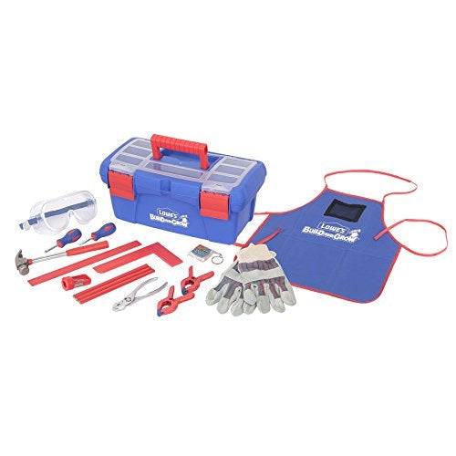 Build and Grow | Toy Toolbox Kit for Kids - 16 Pieces - Red and Blue | Rona Retail $37.97