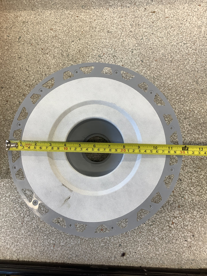 Schluter Kerdi-Drain PVC Shower Flange Kit with Preformed Waterproofing Corners - Ideal for New and Renovation Projects - 2-Inch Outlet, Easy Installation - KD2FLKPVC