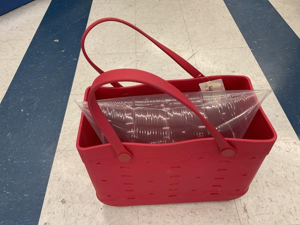 Mainstays Large All Purpose Flex Laundry Tote  Teal – Waterproof & Washable – 18  W X 8.75  D X 13  H Retail $15.00
