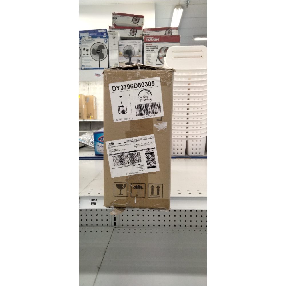 Doraimy Lighting 5 Light Farmhouse Adjustable Rod Black Pendant Light Fixtures Gold Finish,Rustic Hanging Ceiling Chandelier Light for Foyer Dining Room Kitchen Island Hallway