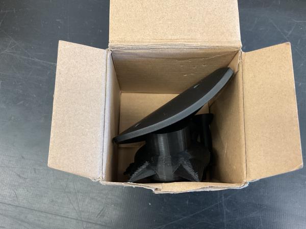 3D printed black cat toilet paper holder Retail $10.42