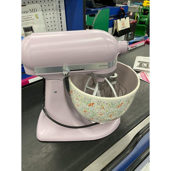 KitchenAid Artisan - Stand Mixer, Floral Bowl, 5-Quart, Lilac Retail $450.00