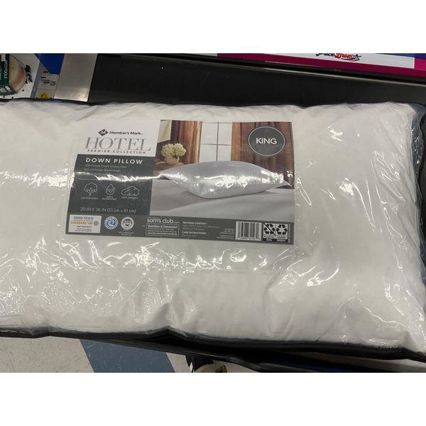 Member's Mark Hotel Premier Collection - Down Pillow, King Size, 20 x 36 inches Retail $70.00
