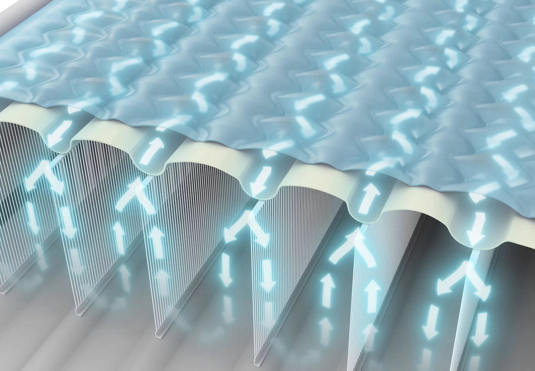 Intex Dura-Beam Deluxe Ultra Plush Headboard Air Bed with Built-in Pump (18  Mattress Height) - Queen