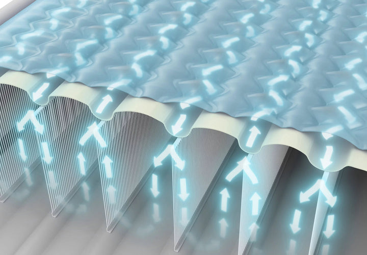 Intex Dura-Beam Deluxe Ultra Plush Headboard Air Bed with Built-in Pump (18  Mattress Height) - Queen