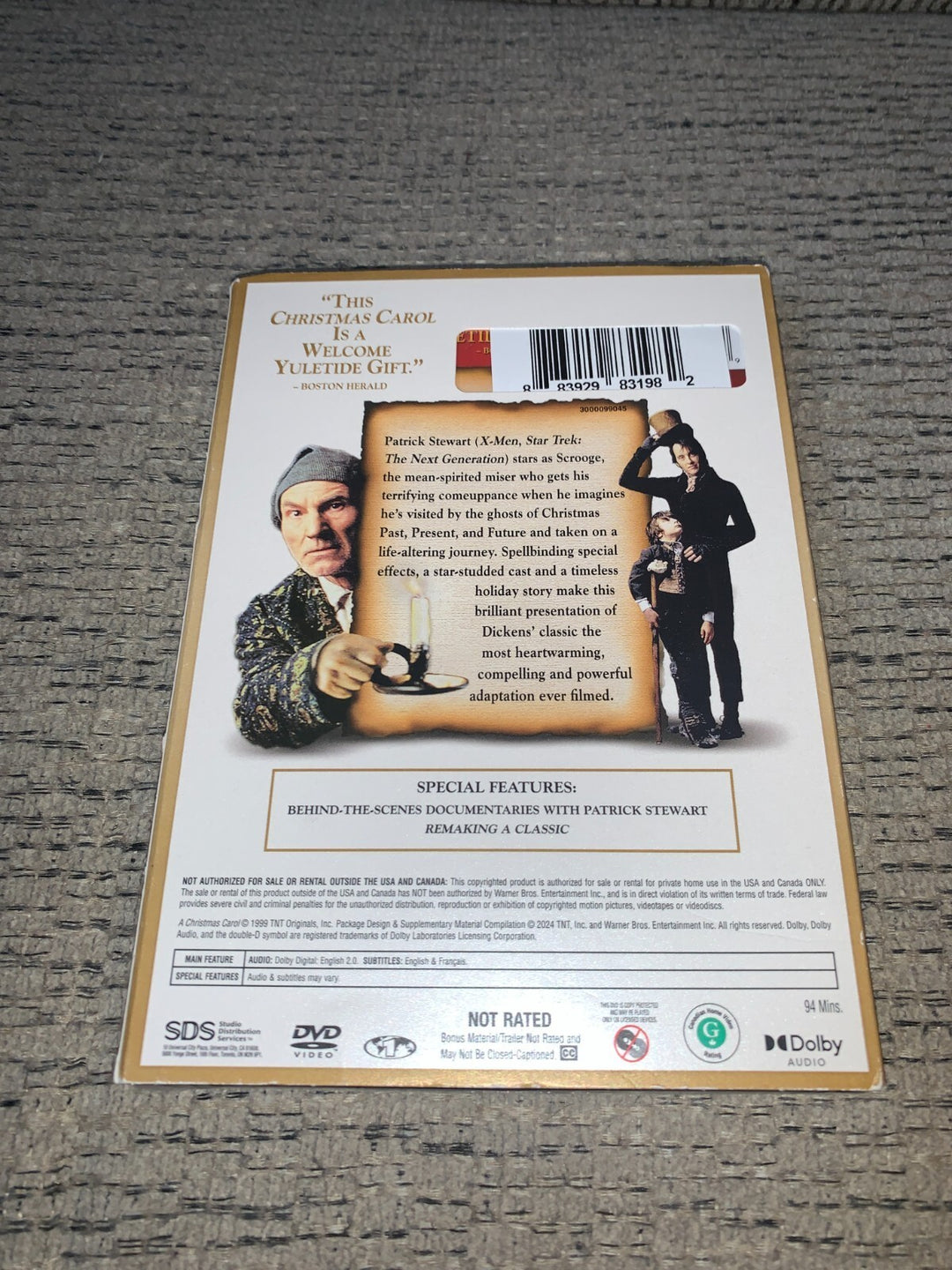 TNT S a Christmas Carol (DVD)  Holiday  Warner Bros