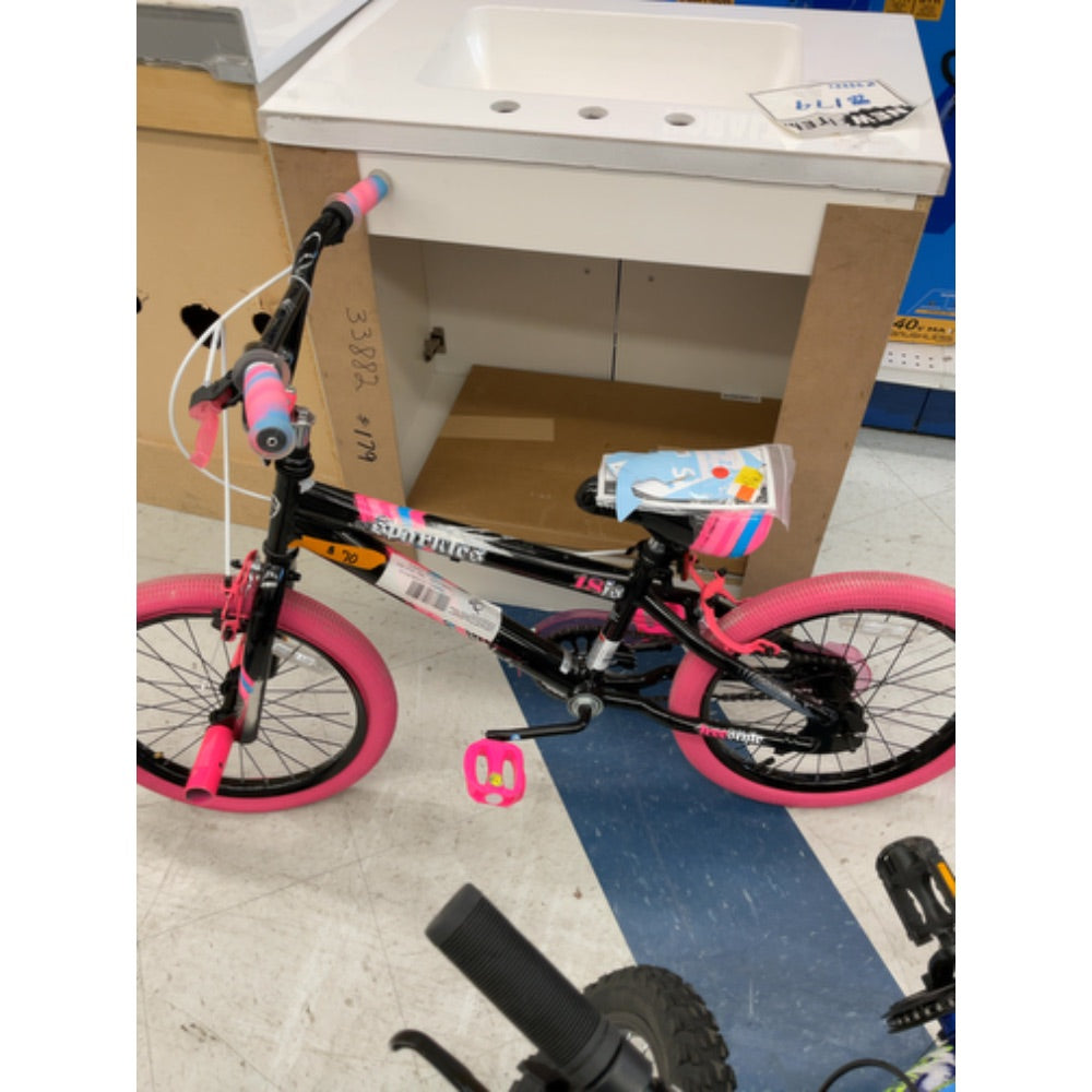 Kent Sparkles Bicycle  18  Wheels  Child Ages 6+  Black and Pink