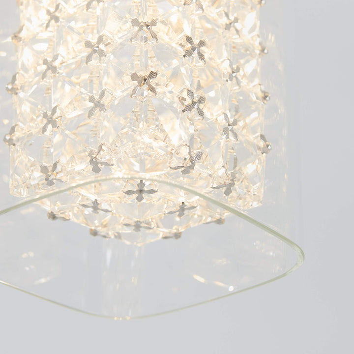 Artika Bubble Cube Pendant Light, 4, Chrome