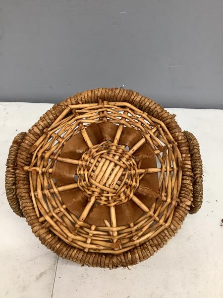 Woven Round Basket with Handles Retail $34.99
