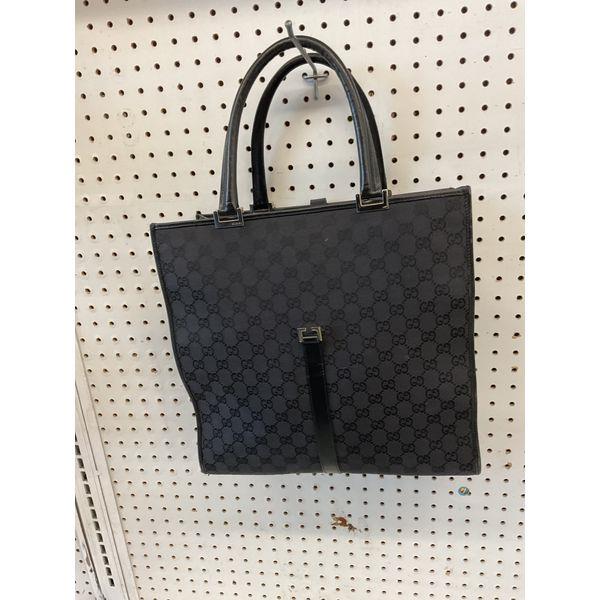 Gucci GG Canvas Tote Bag - Black Retail $350.00