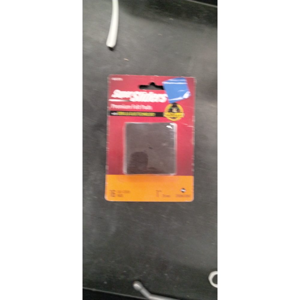 Super Sliders with Gorilla Glue Technology 1  Square Brown Felt Pads 16PC