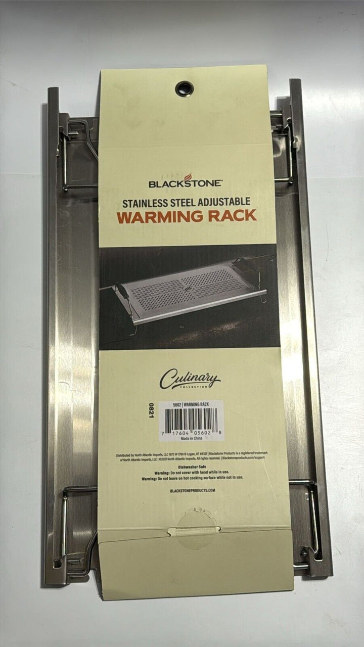 Blackstone Stainless Steel Adjustable Warming Rack