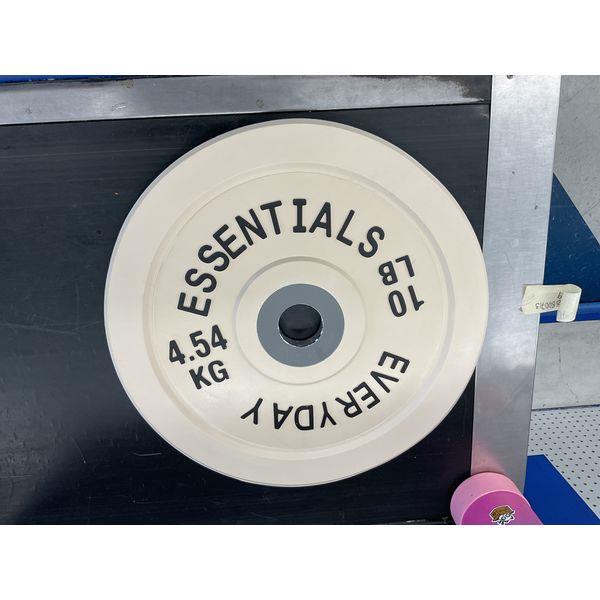 Essentials Everyday 10 LB Weight Plate - Standard Size Retail $19.99