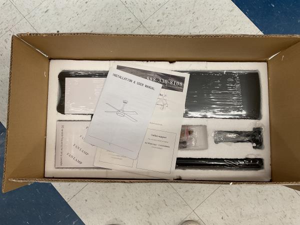 YUHAO 52 inch ceiling fan with light and remote white Retail $99.99