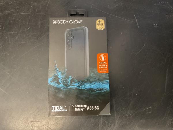 Body Glove Tidal Waterproof Phone Case for Samsung Galaxy A35 5G – Black/Gray Retail $22.88